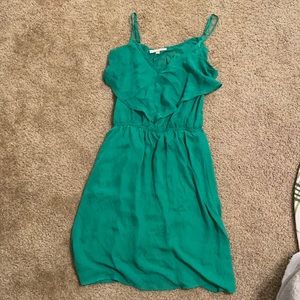 Green sun dress